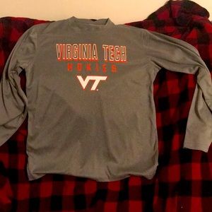 Virginia Tech dry fit long sleeve